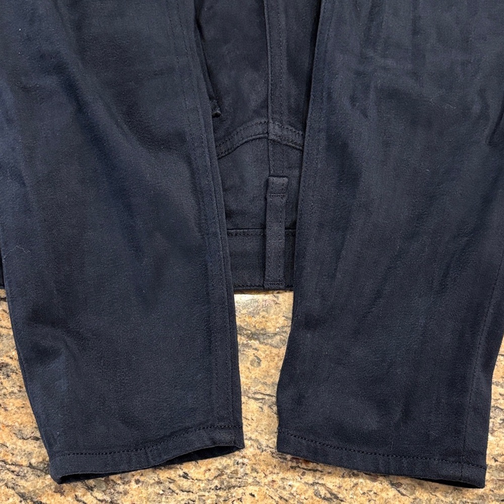 Rag & Bone Nina High Rise Ankle Skinny Velvet Pants Navy Size 27 - Picture 6 of 7
